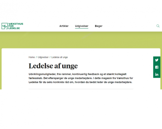 Ledelse af unge